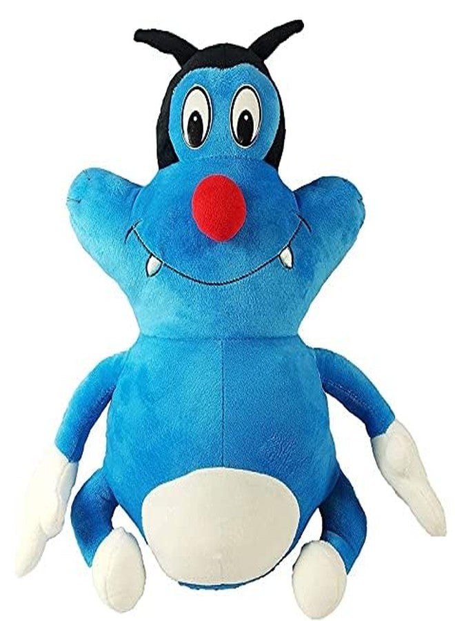 4AJ Bazaar Oggy from Oggy and The Cockroaches Plush Toy, 18 Inch