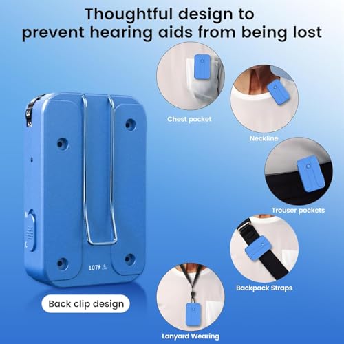 HP Sound Plus HP-F85 Rechargeable Pocket Hearing Aid For Severe & Profound Hearing Loss, Pocket Ear Machine In The Ear Wired Hearing Aid (For Single Ear) - Image 3