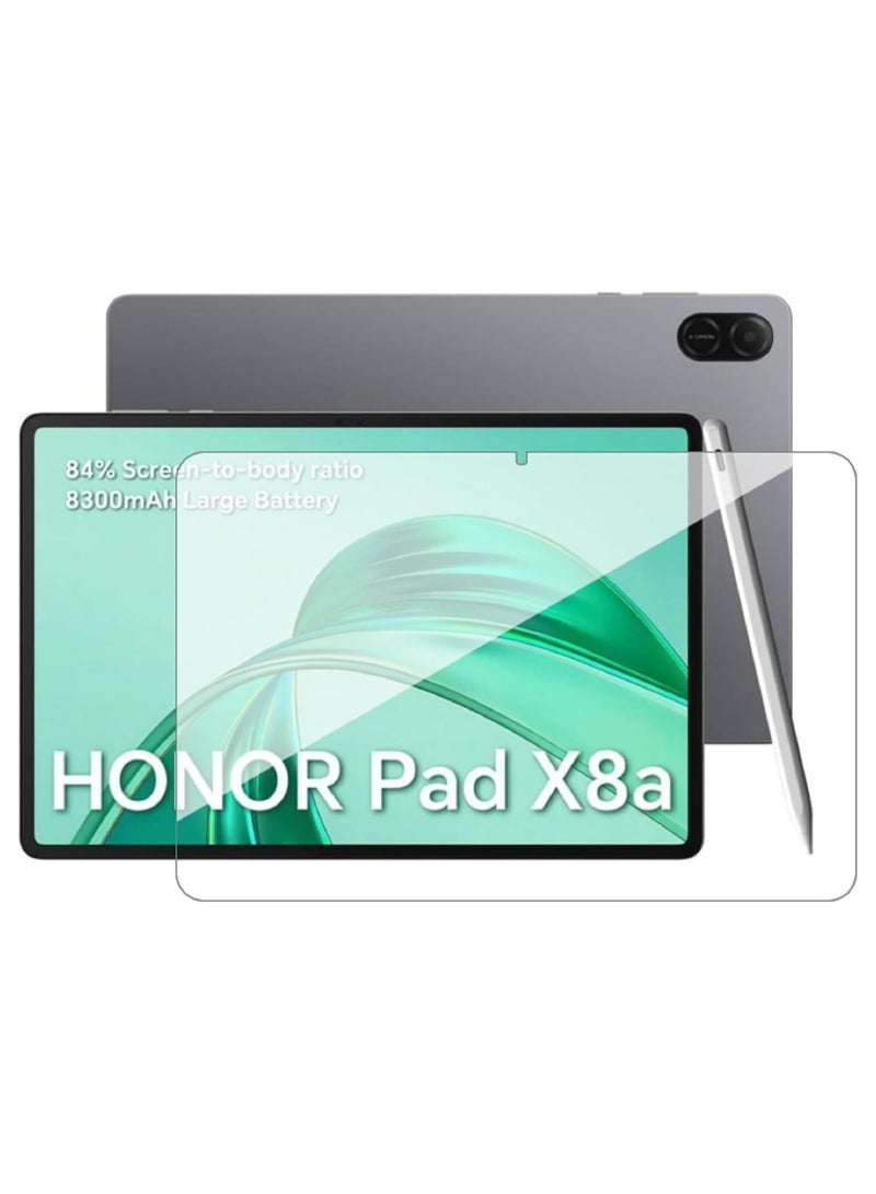 Muzz زجاج مقسى لواقي شاشة Honor Pad X8a [بدون فقاعات] [صلابة 9H] [مقاوم للخدش] فيلم واقي زجاج مقسى لHonor Pad X8a شفاف (1) - Image 1