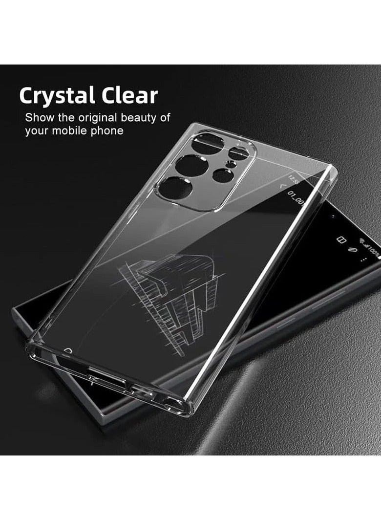 Silicon Case Compatible with Samsung Galaxy S24 Ultra 2024 Shock-Proof Soft Gel Rubber Cover Camera Protection Case for Samsung Galaxy S24 Ultra Clear - Image 2