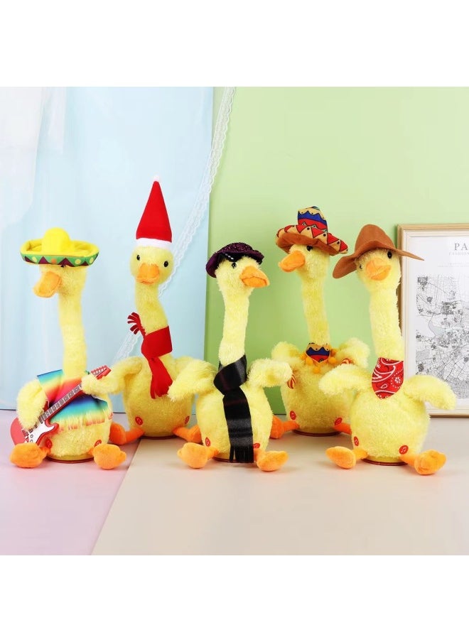 null - Same Style Learning To Talk With Sand Sculpture Duck Long Neck Twisted Neck Duck Re-read Duck Dancing Mexican Social Duck-Specifications:Clothes Are Random (not In The Picture)-Color:For Other Languages, Contact Customer Service - Image 1