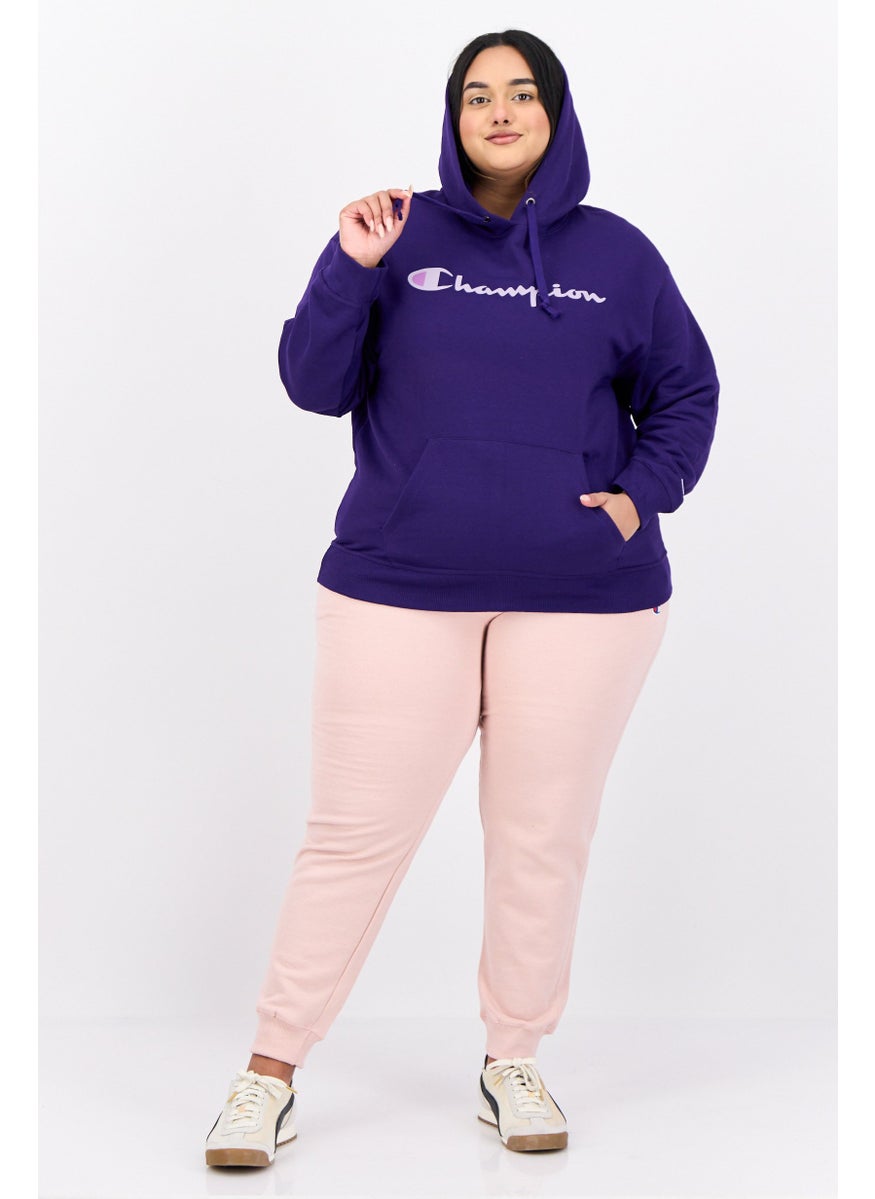 Champion - Women Plus Size Long Sleeves Outdoor Sweatshirt, Purple - Image 1