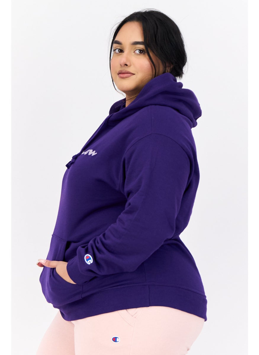 Champion - Women Plus Size Long Sleeves Outdoor Sweatshirt, Purple - Image 1