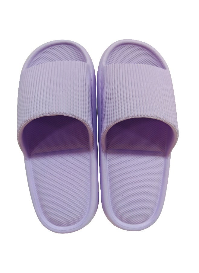 Miniso Step into luxury with these purple classic series bath slippers (size 39-40). 