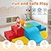 JWPEHOE 7Piece Toddler Climbing Toys Indoor Foam Climbing Blocks Soft Play Structures Climbing Toys for 1 Year Old MultiColor Combinations Climbing Blocks Indoor for Toddler13 Infant Baby - Image 4