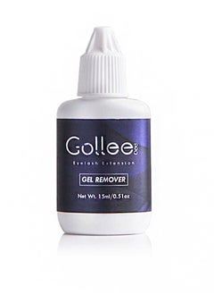 GOLLEE مزيل تمديد الرموش، مزيل الرموش لتمديد الرموش، مزيل جل الرموش سوبر بريموم نوع الجل، مزيل لاصق تمديد الرموش للاستخدام المهني فقط -15مل  - Image 1