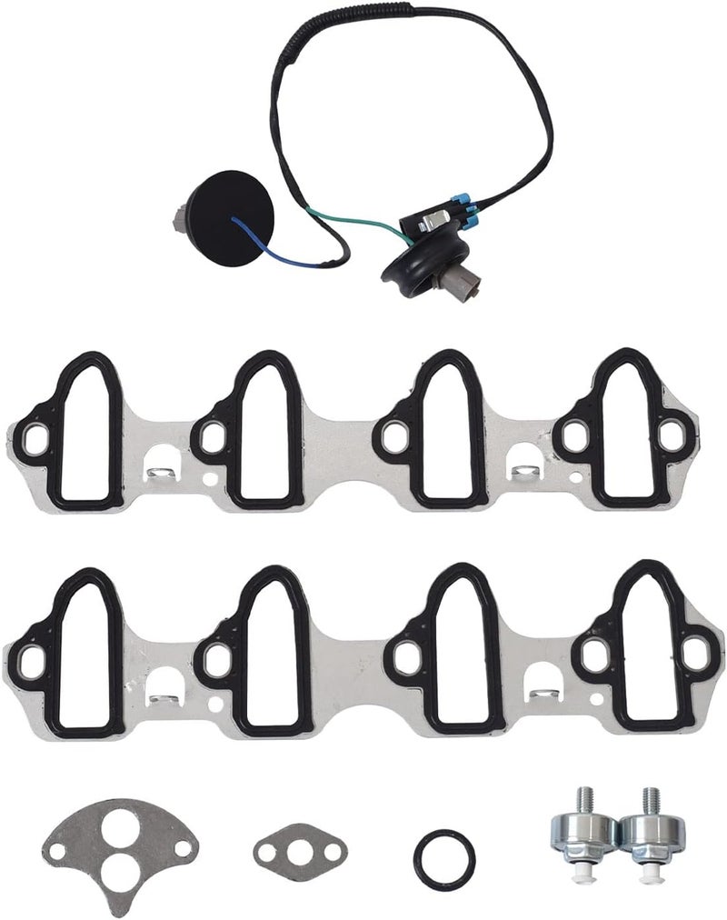 SUSUCAR Knock Sensor Wire Harness and Intake Manifold Gasket Set for Chevy and GMC Vehicles - Image 1