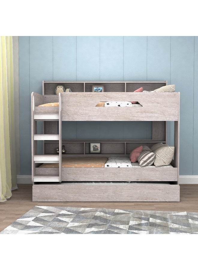 Home Box سرير طابقين مع سرير سحب للأطفال - Image 1