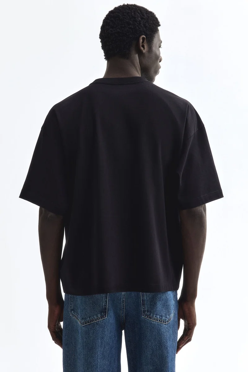 H&M  Oversized Fit Cotton T-shirt for Men | Best Price UAE