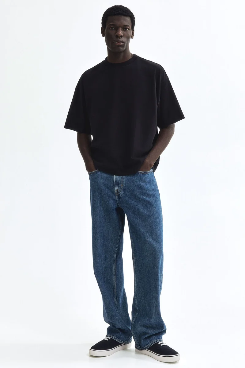 H&M  Oversized Fit Cotton T-shirt for Men | Best Price UAE