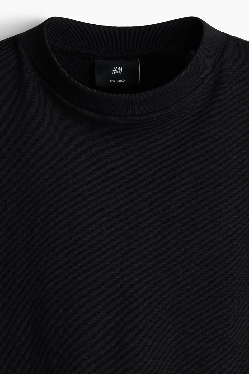 H&M  Oversized Fit Cotton T-shirt for Men | Best Price UAE