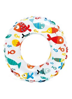 SUKILO Swimming Tube – 51cm Inflatable Pool Float Ring with Lively Print, Assorted Colors, Ideal for Kids & Toddlers, Safe PVC Swim Ring for Summer Fun (Model: 59230NP)  - Image 1