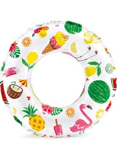 SUKILO Swimming Tube – 51cm Inflatable Pool Float Ring with Lively Print, Assorted Colors, Ideal for Kids & Toddlers, Safe PVC Swim Ring for Summer Fun (Model: 59230NP)  - Image 3