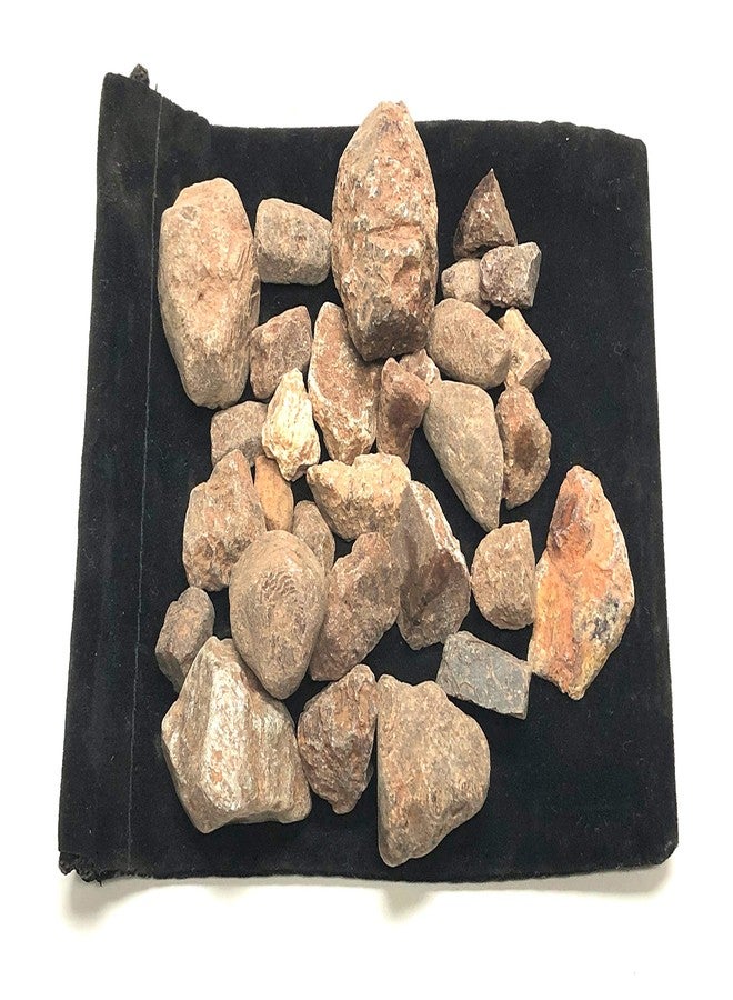 Zentron Crystal Collection: Rough Ruby Sapphire Stones - Raw Pieces in Velvet Bag (1/2 Pound) - Image 4