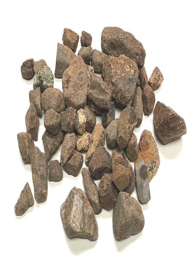 Zentron Crystal Collection: Rough Ruby Sapphire Stones - Raw Pieces in Velvet Bag (1/2 Pound) - Image 1