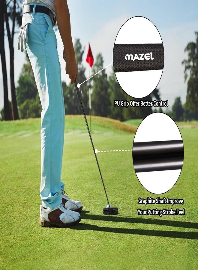 MAZEL Stand Up Golf Putter with Graphite Shaft for Men & Women,Ultra Low Center of Gravity,More Stable for Accurate Aim,34 Inch (Stand Putter) - Image 5