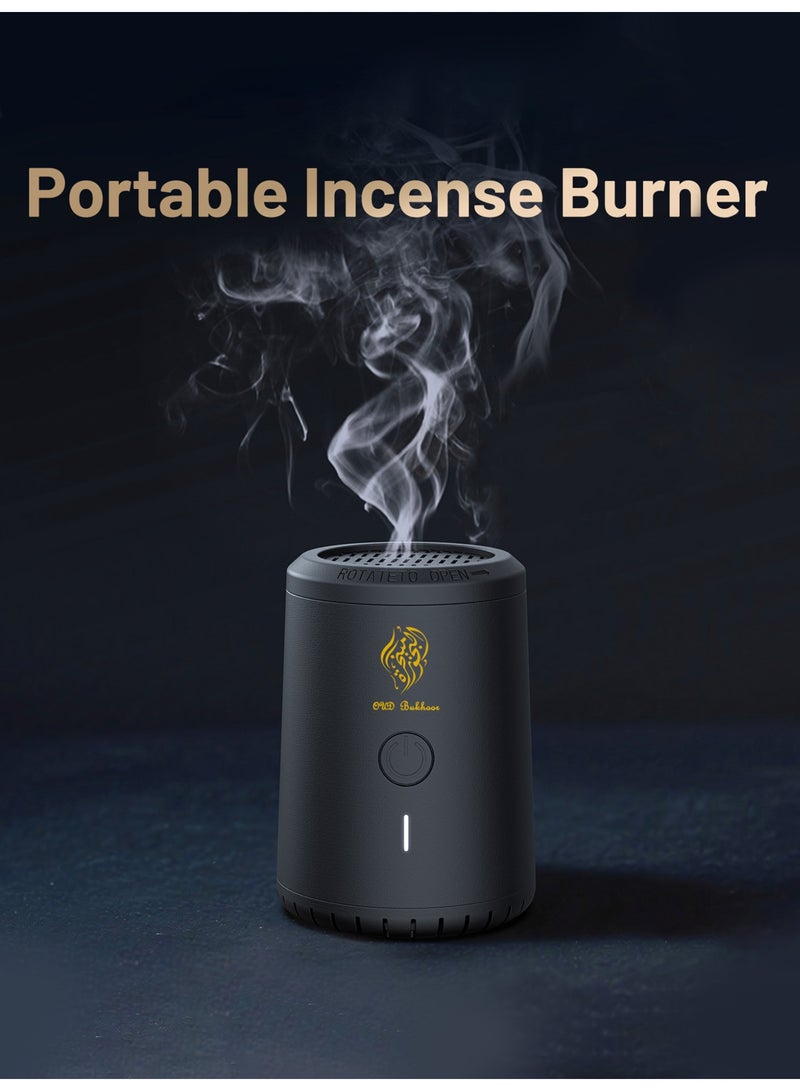 Oud Bukhoor 2025 New Portable Electric Incense Burner – Rechargeable, with Ceramic Chamber, for Use with Incense Charcoal - Image 4