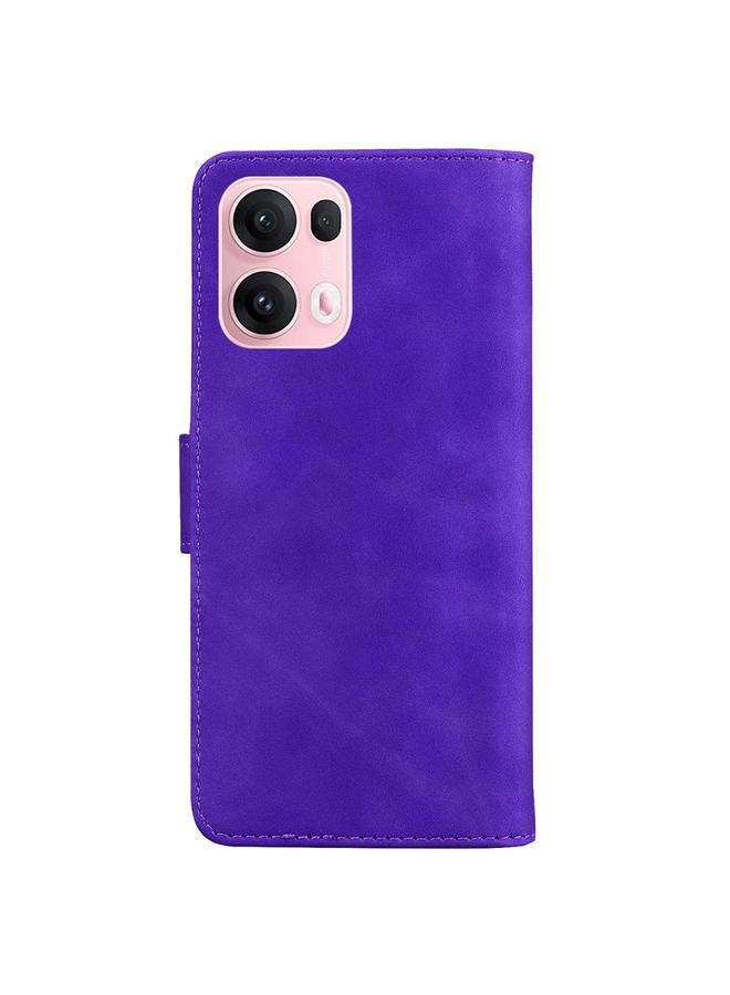 S-TOP Case For OPPO Reno13 Pro Global Skin Feel Pure Color Flip Leather Phone Case - Image 3