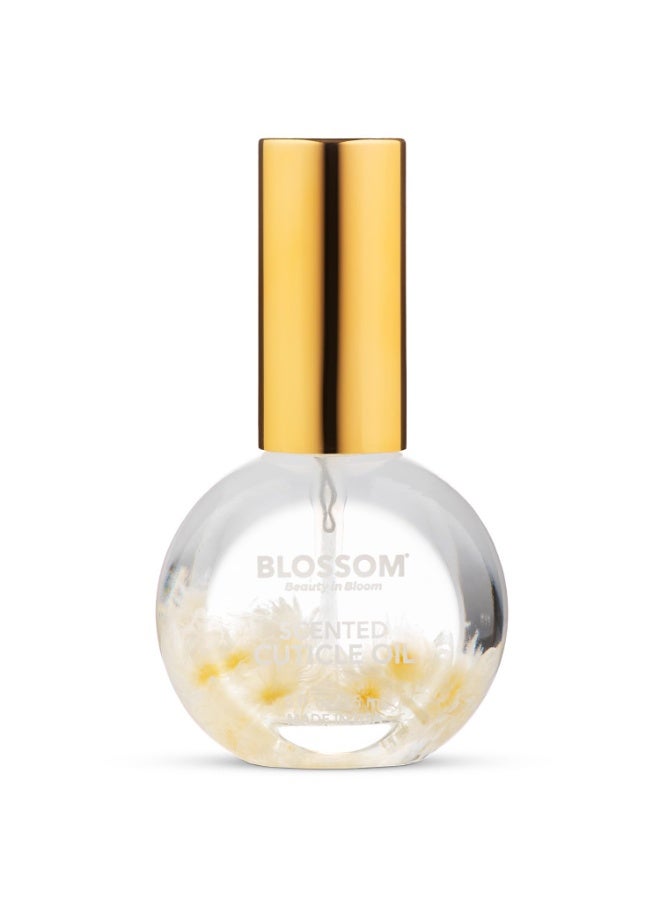Blossom Cuticle Oil for Nails, Hydrating, Moisturizing, Gourmand Scented Nail Oil Cuticle Care, Infused with Real Flowers, Made in USA, 0.5 fl. oz, Glazed Donut - Image 1