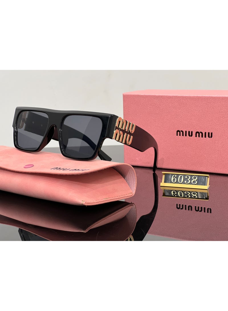 PRADA Miu Miu 100% UVA / UVB Protection Unisex Metal Sunglasses Cycling Sunglasses