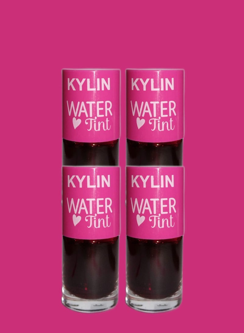 كايلين 4 قطع ملمع شفاه بلون مائي بنكهة الكرز - Image 1
