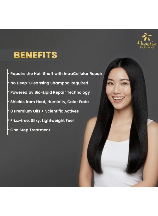 Floractive Marroco Tech Oil Fusion Hair Treatment – Advanced Smoothing Formula (1L) - Image 3