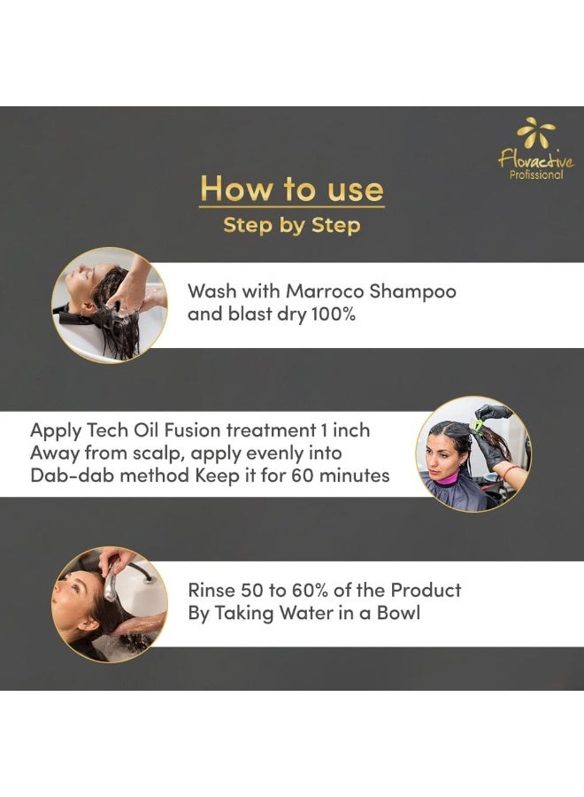 Floractive Marroco Tech Oil Fusion Hair Treatment – Advanced Smoothing Formula (1L) - Image 4