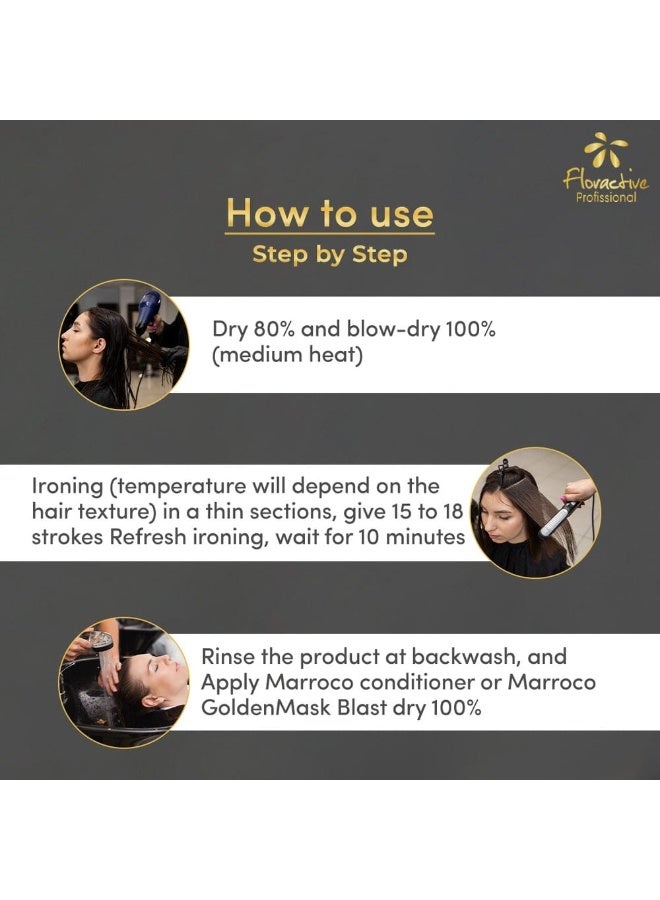 Floractive Marroco Tech Oil Fusion Hair Treatment – Advanced Smoothing Formula (1L) - Image 5
