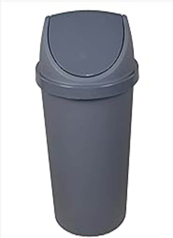 El Helal & Silver Star El Helal & Silver Star Plastic Garbage Bin Roma (Grey) 