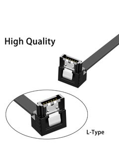SANMUGEED SATA Cable III, 6Gbps HDD SDD Data Cable, Compatible for SATA HDD, SSD, CD Driver, CD Writer, Backwards Compatible With Sata I/II(4 Pack- 40cm)  - Image 2