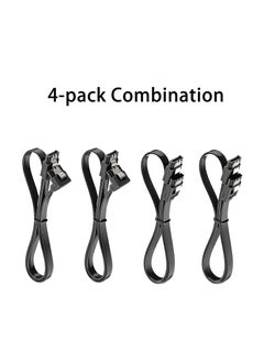 SANMUGEED SATA Cable III, 6Gbps HDD SDD Data Cable, Compatible for SATA HDD, SSD, CD Driver, CD Writer, Backwards Compatible With Sata I/II(4 Pack- 40cm)  - Image 3