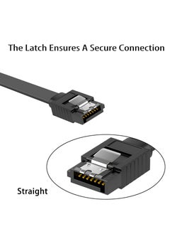 SANMUGEED SATA Cable III, 6Gbps HDD SDD Data Cable, Compatible for SATA HDD, SSD, CD Driver, CD Writer, Backwards Compatible With Sata I/II(4 Pack- 40cm)  - Image 4