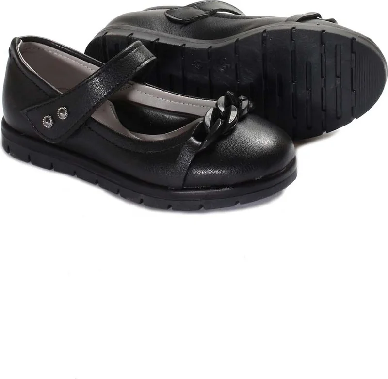 Fast Step Girls' Comfortable Daily Lightweight Summer Children's Velcro School Shoes 837XCA444