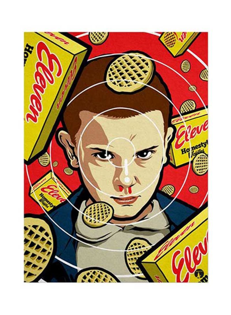 RKN Stranger Things Metal Plate Poster Multicolour 15x20centimeter