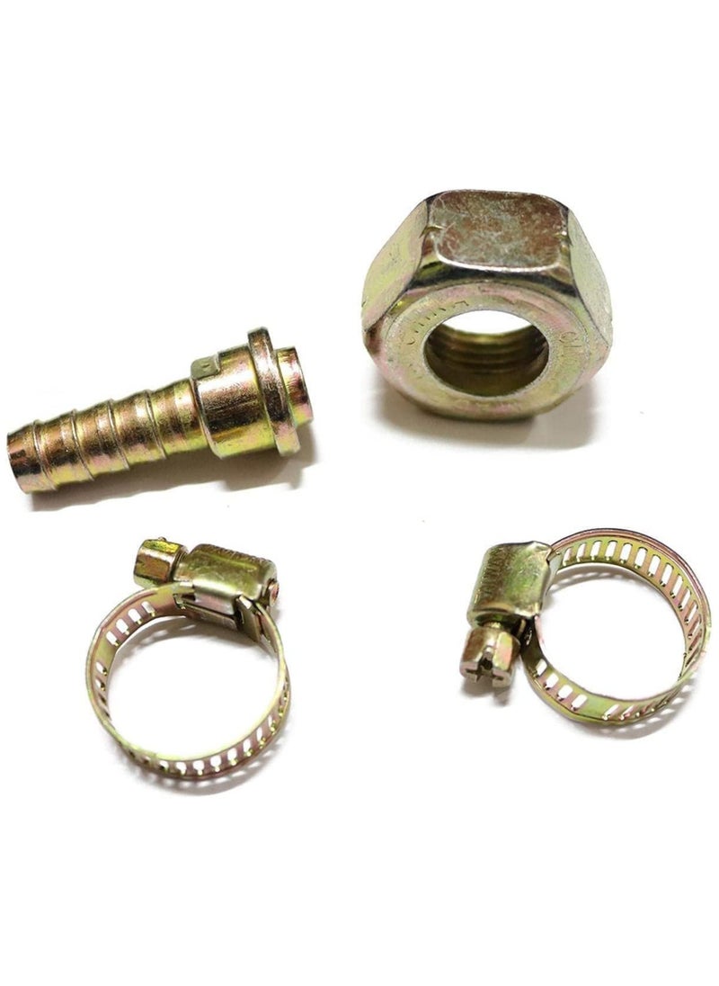 Generic 3m Italian hose with 2 jumpers with hose connection head to the tube without regulator  - Image 2