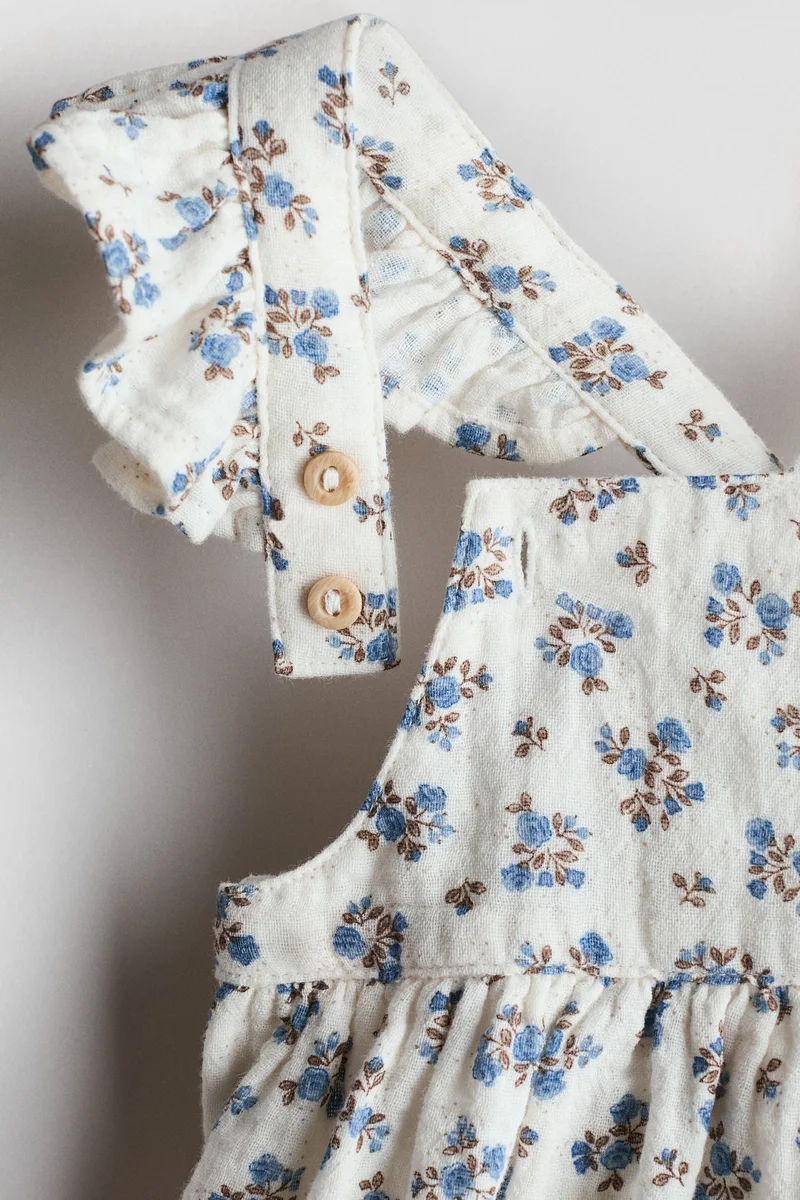 H&M  Printed cotton muslin dress for Women | Best Price UAE