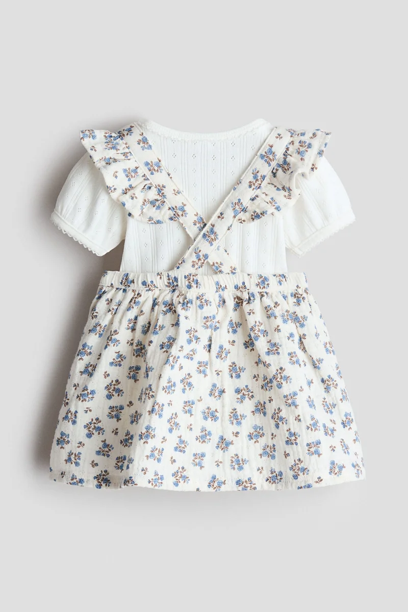 H&M  Printed cotton muslin dress for Women | Best Price UAE