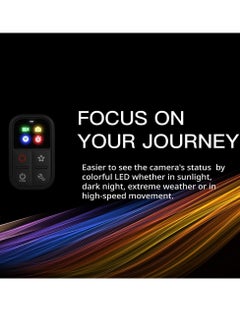 General Wireless Remote Control for GoPro Hero 13/12/11/10/9/8/Max, Wireless Smart Remote as Replacement LED Colourful Screen Built-in Battery 50 m Control Range with Wrist Strap for USB Charging Cable  - Image 4