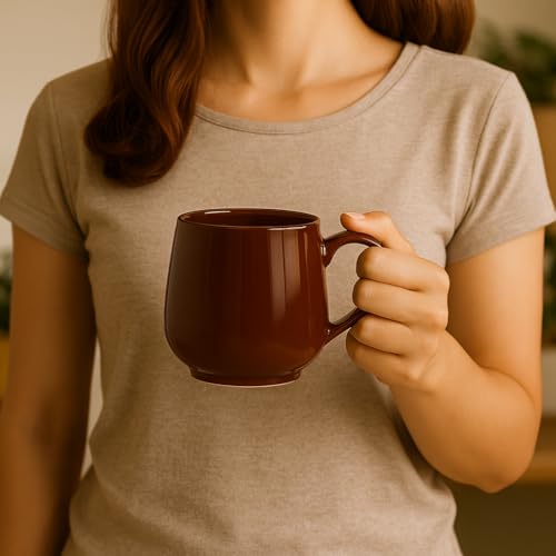 KITTENS Ceramic Tea Cup Set of 4 | 200ml Each | Multi Color | Microwave & Dishwasher Safe | BPA & Lead Free | Gift for Chai, Coffee & Milk | Eco-Friendly | Made in India - Image 3
