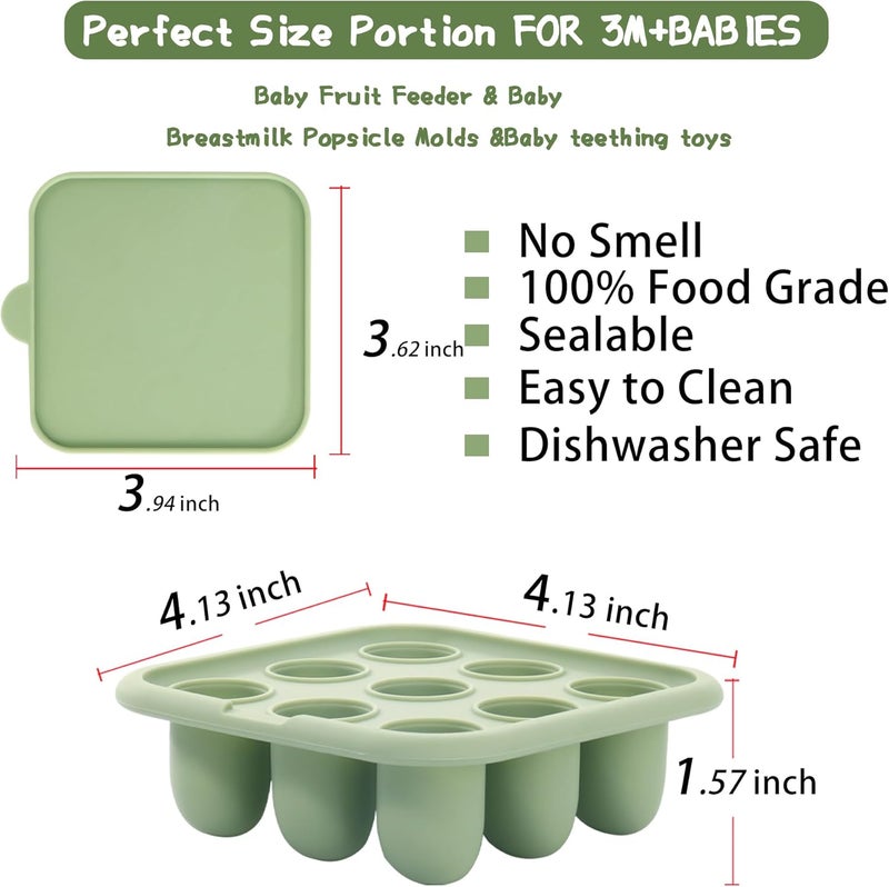 WAJIAYON Silicone Baby Food Freezer Tray - Image 2
