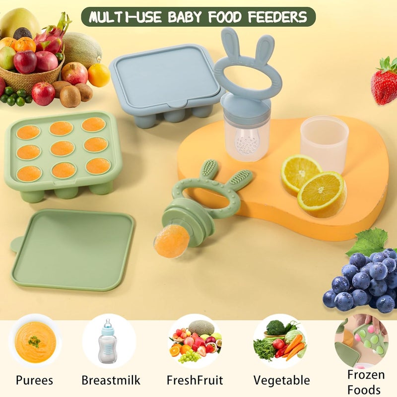 WAJIAYON Silicone Baby Food Freezer Tray - Image 5