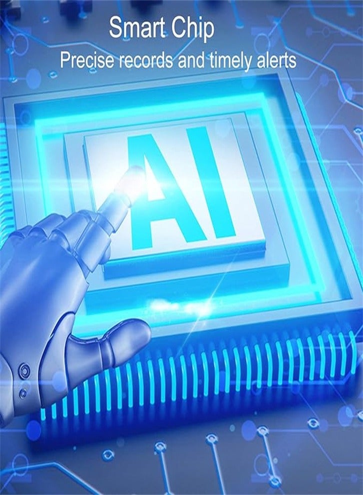 Smart Induction Posture Corrector Multifunctional Back Straightener Vibration Reminder Hunchback Instrument （Black）1pc - Image 5