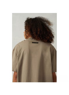 Generic 2022SS Short Sleeve FOG Velvet Tee Essentials Fashion Bean Green  - Image 5
