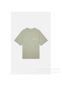 Generic 2022SS Short Sleeve FOG Velvet Tee Essentials Fashion Bean Green  - Image 1