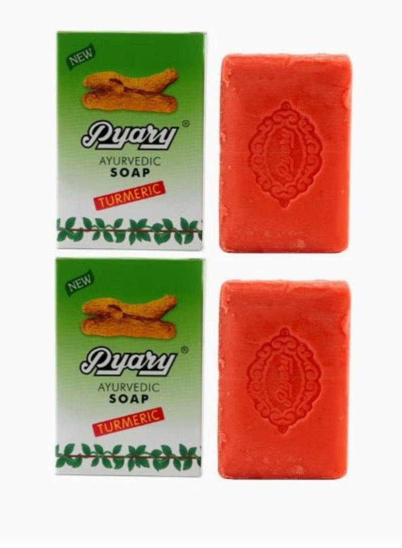 Pyary 2-Pack Ayurvedic Turmeric Soap - Image 1
