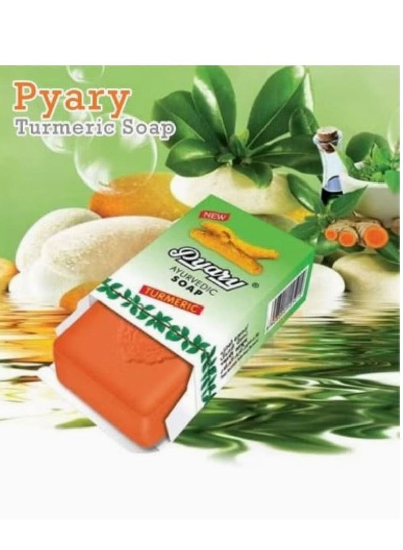 Pyary 2-Pack Ayurvedic Turmeric Soap - Image 2