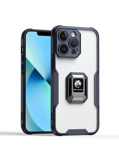 Generic Case Cover For iPhone 13 Pro Armor Shockproof Magnetic Ring Phone Case Black 