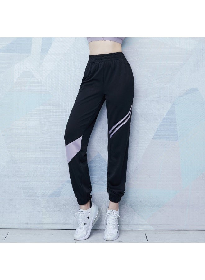 Quick Dry Running Trousers Women Elastic Waist Workout Pants With Pocket Fitness Sweatpants Female Loose Joggers Activewear  - Image 1