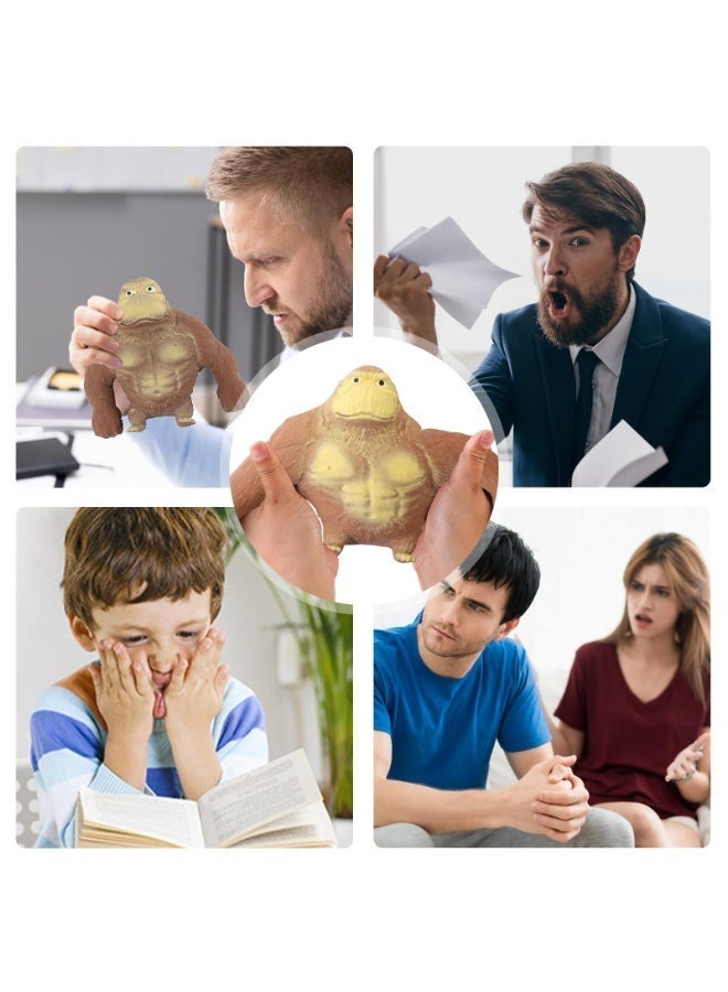 Gorilla Monkey Toys, Elastic Latex Monkey, Stress Relief for Children and Adults, Creative Sensory Stress Relief Toys - Image 3