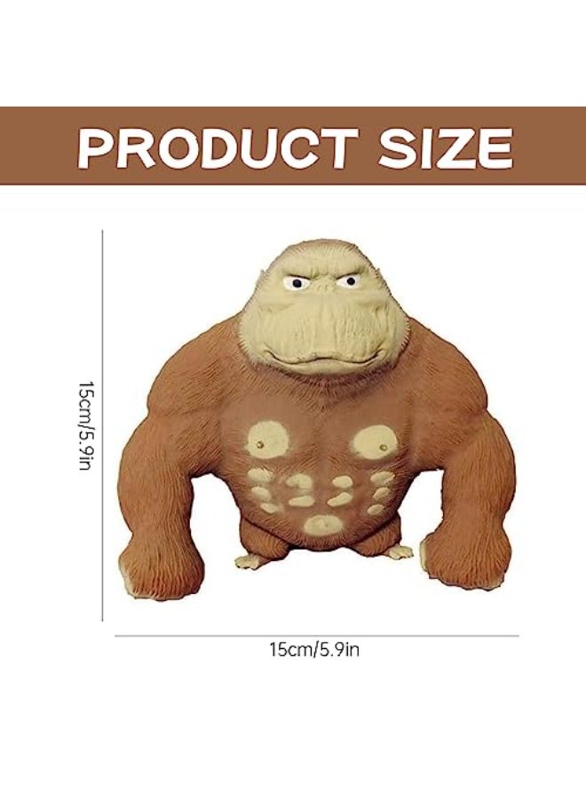 Gorilla Monkey Toys, Elastic Latex Monkey, Stress Relief for Children and Adults, Creative Sensory Stress Relief Toys - Image 2